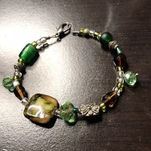 Green gem bracelet
